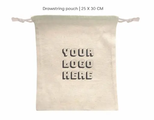 Drawstring pouch big 25 x 30 cm