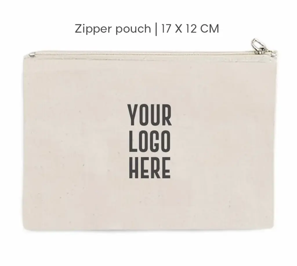 Small zipped pouch 17 x 12 cm