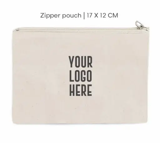 Small zipped pouch 17 x 12 cm