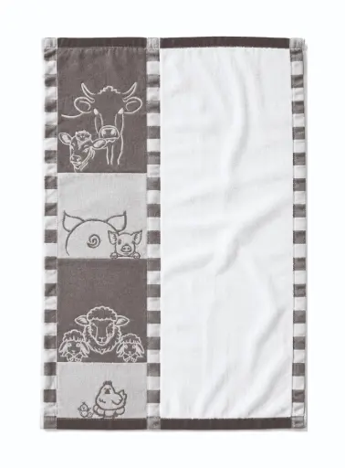 Kitchen Towel Farm Friends – Animal Quartet – Ref. KT001