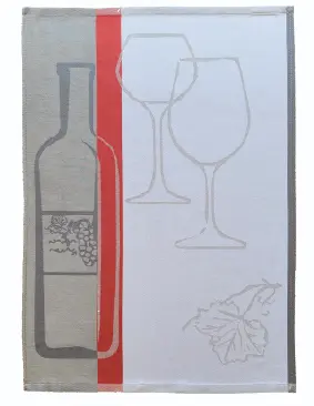 Vin Rouge - Kitchen towel - ref. 37.960